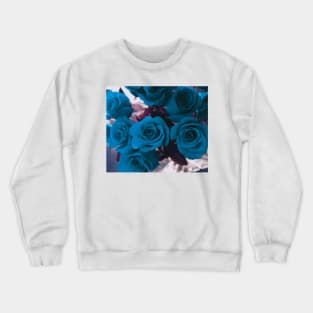 Blue Roses Crewneck Sweatshirt